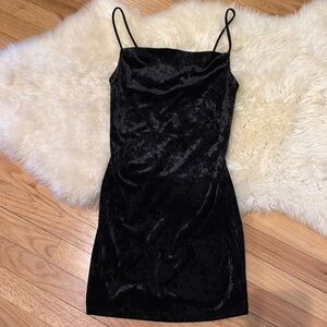 Topshop velvet dress
